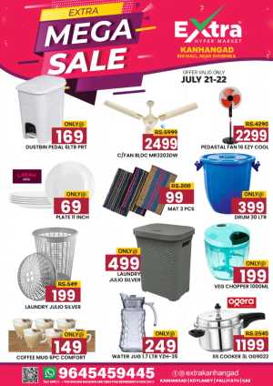 Mega sale flyer cover