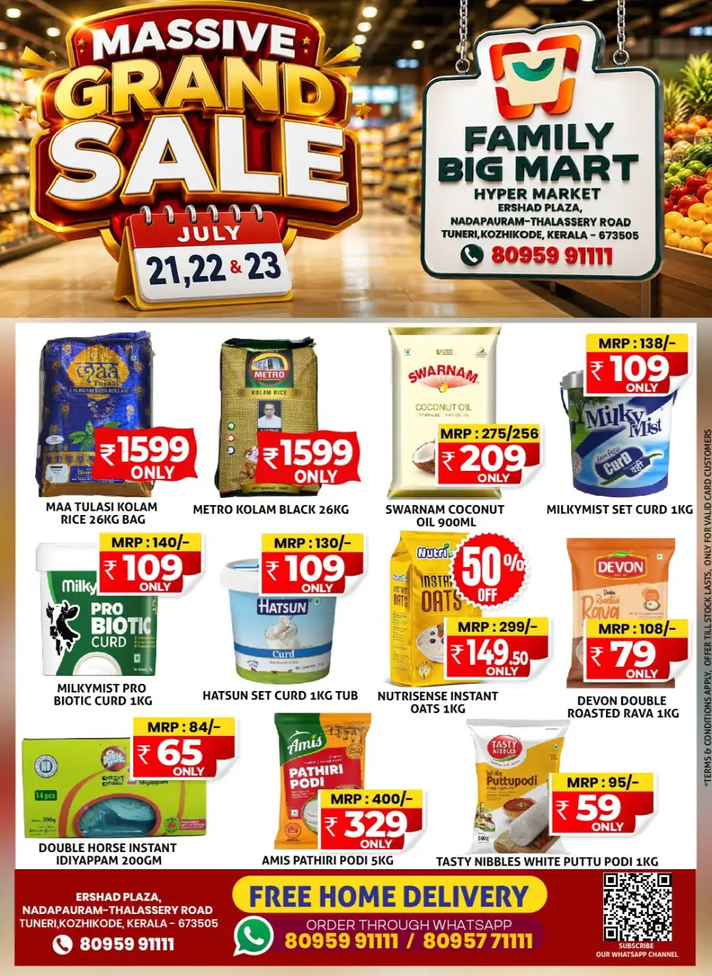 Family Big Mart Kozhikode Offers Today | Weekly Flyer page 1