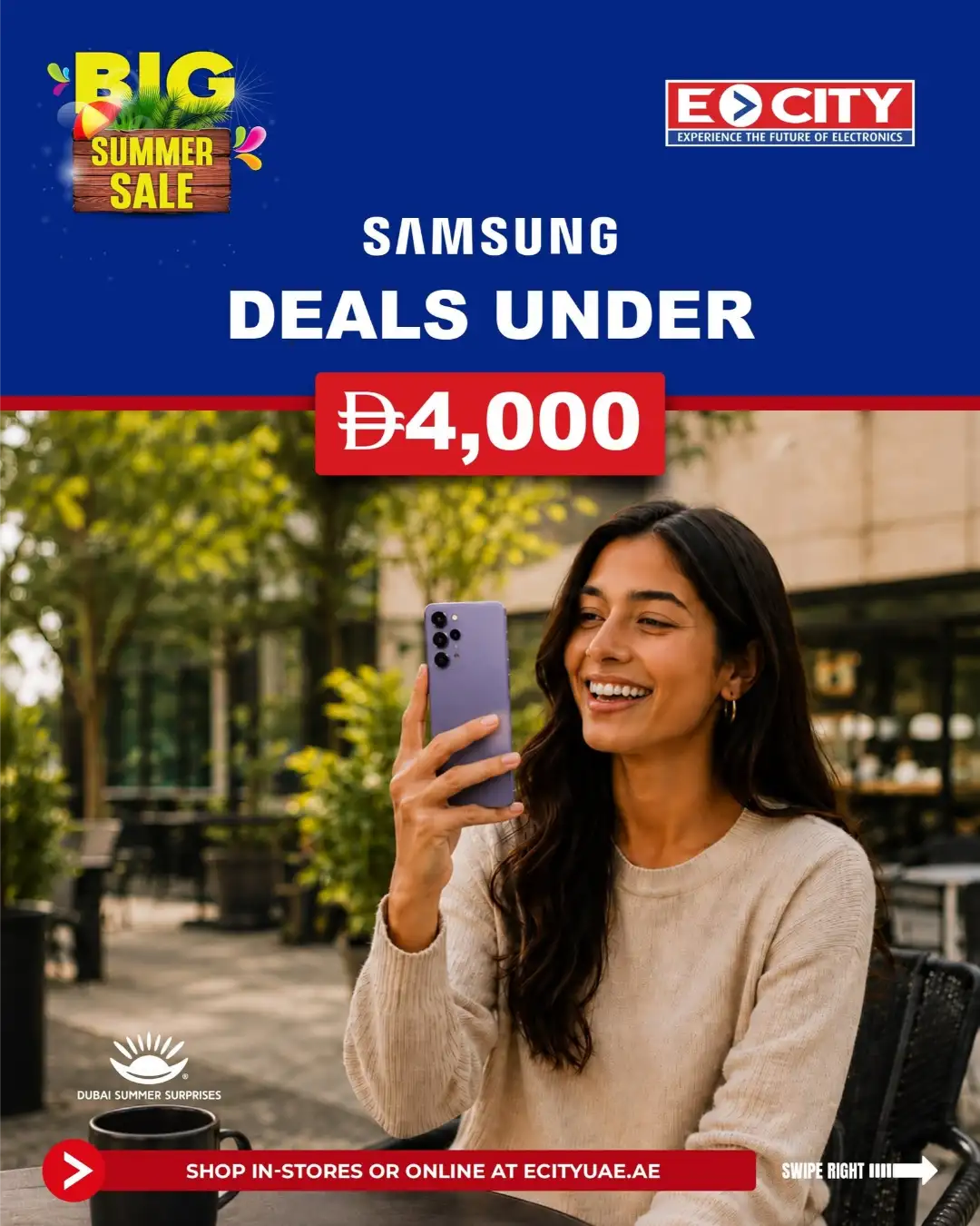 Ecity UAE Big Summer Sale Samsung Deals | Latest Flyer page 1