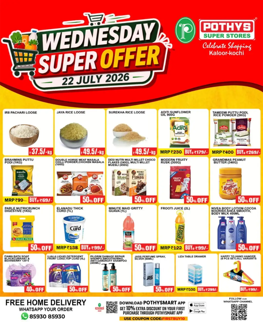 Pothys Super Stores Wednesday Super Offer page 1