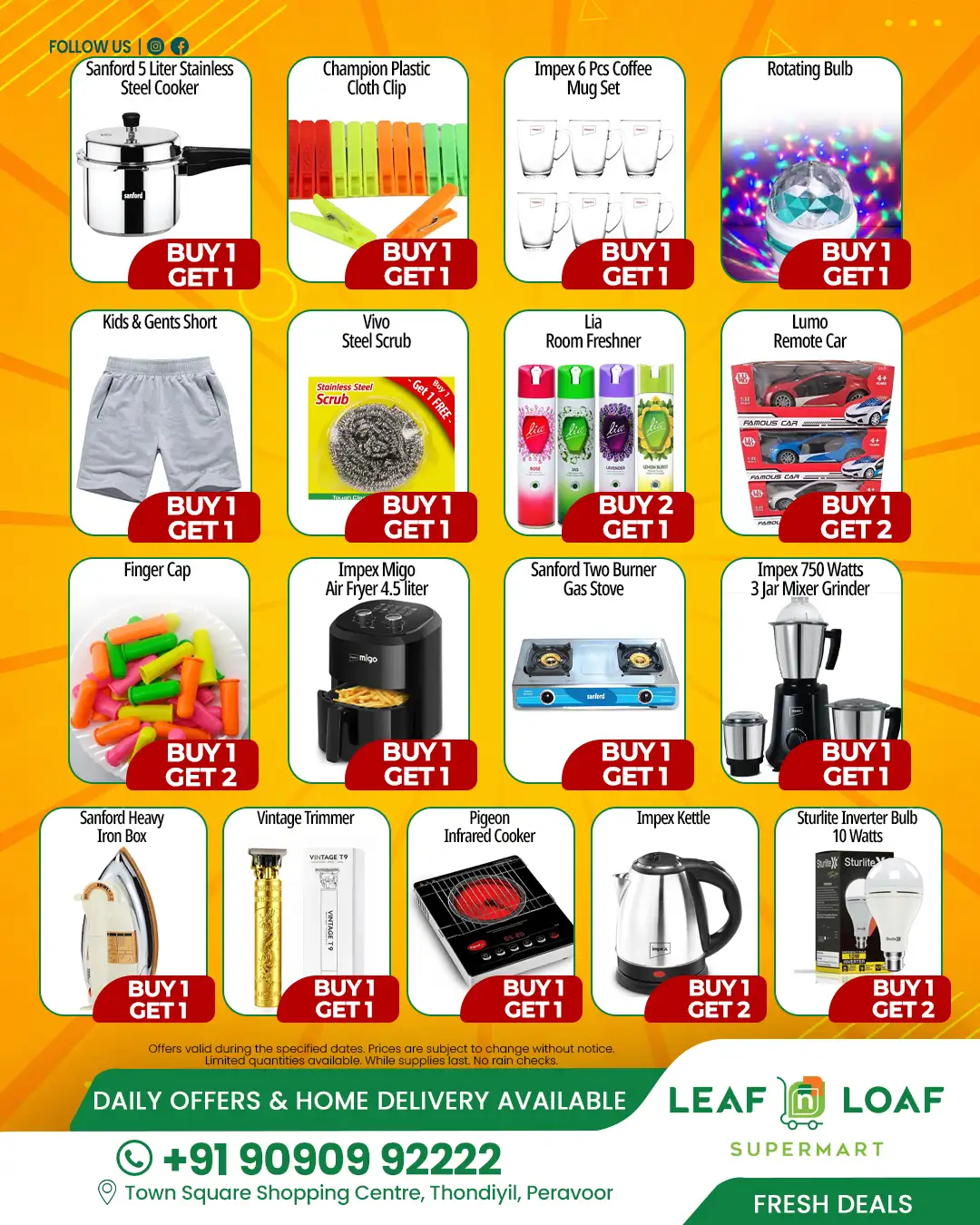 Leaf N Loaf Supermart Monsoon Last Call Offer page 2