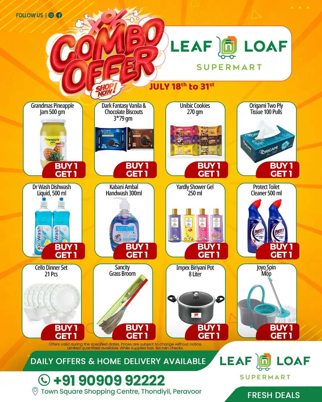 Leaf N Loaf Supermart Monsoon Last Call Offer page 3