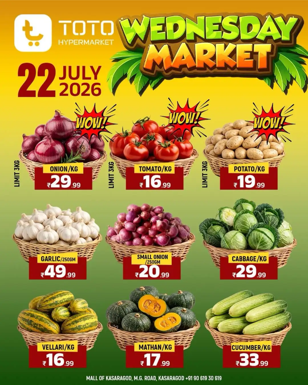 Toto Hypermarket Wednesday Market page 1