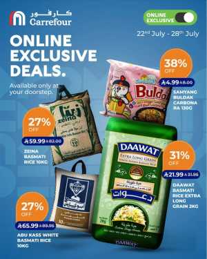 Carrefour Online Exclusive Deals | Latest Offers flyer cover