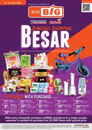 AEON BiG Malaysia Best Deals | Latest Catalogue flyer cover
