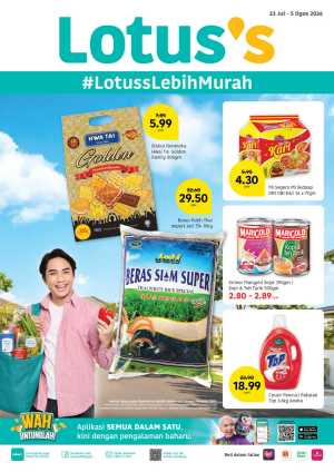 Lotus's Malaysia Weekly Promotion | Latest Catalogue flyer cover