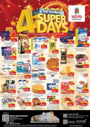 Nesto Fujairah 4 Super Days Offers Today | Deals flyer cover
