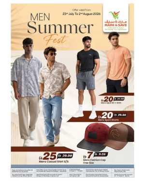 Mark & Save UAE Summer Fest Offers | Latest Deals flyer cover