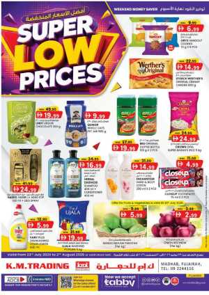 KM Trading Fujairah Super Low Prices | Latest Flyer flyer cover