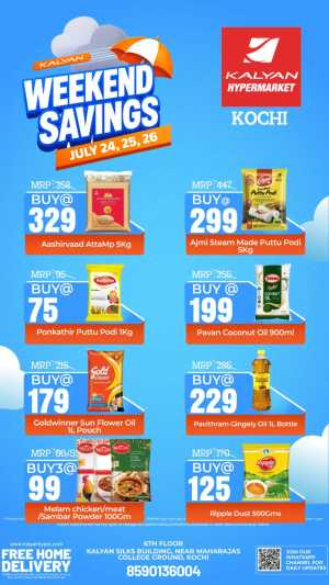 Kalyan Hypermarket | Weekend Savings in Kochi flyer cover