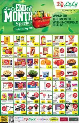LuLu Hypermarket Kochi | End Of Month Specials flyer cover