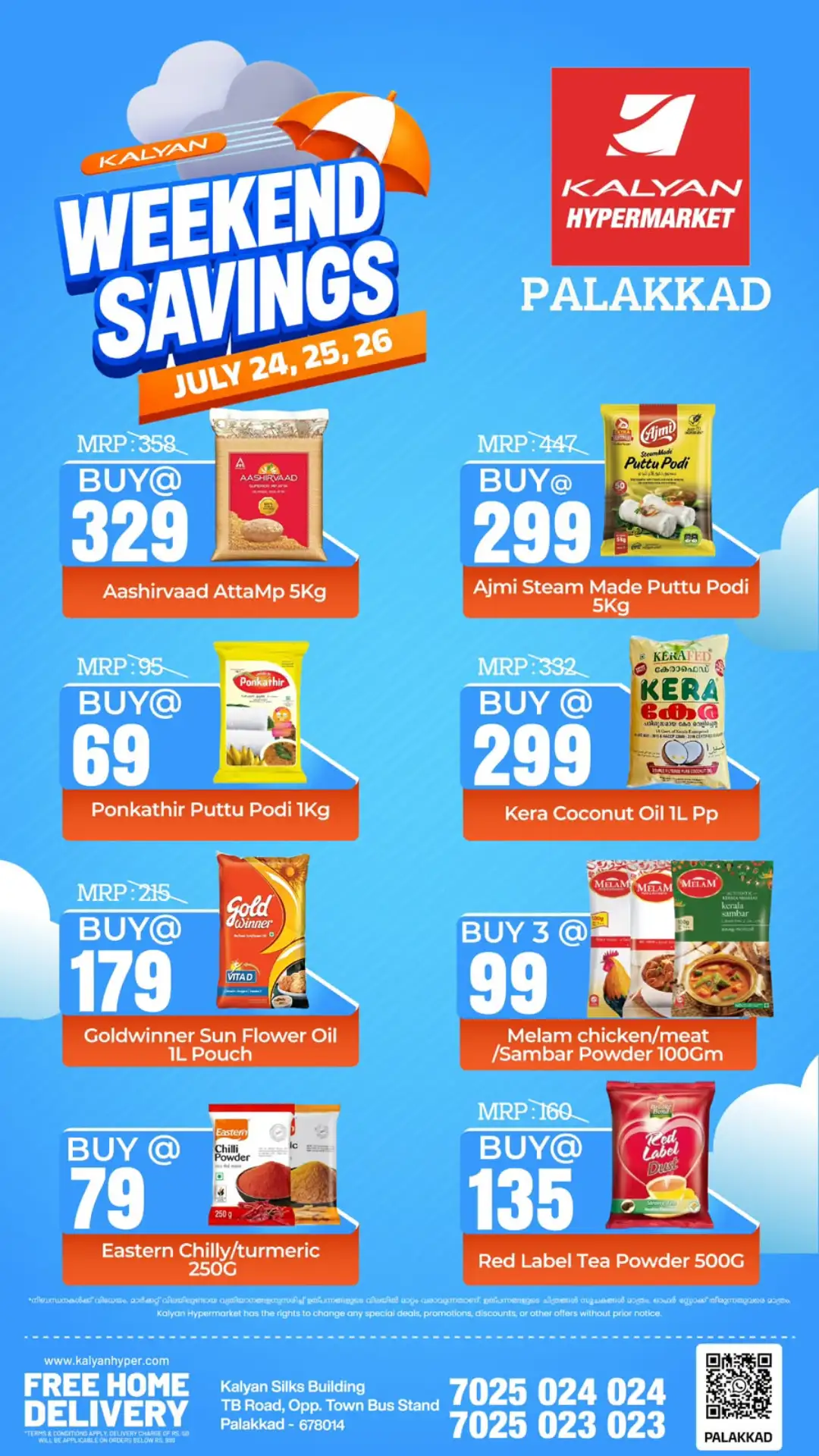 Kalyan Hypermarket Palakkad Weekend Savings page 1