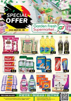 Garden Fresh UAE Special Offer | Supermarket Deals flyer cover