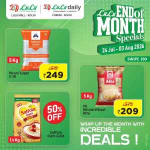 LuLu Daily End of Month Specials | Forum Kochi Offers flyer cover