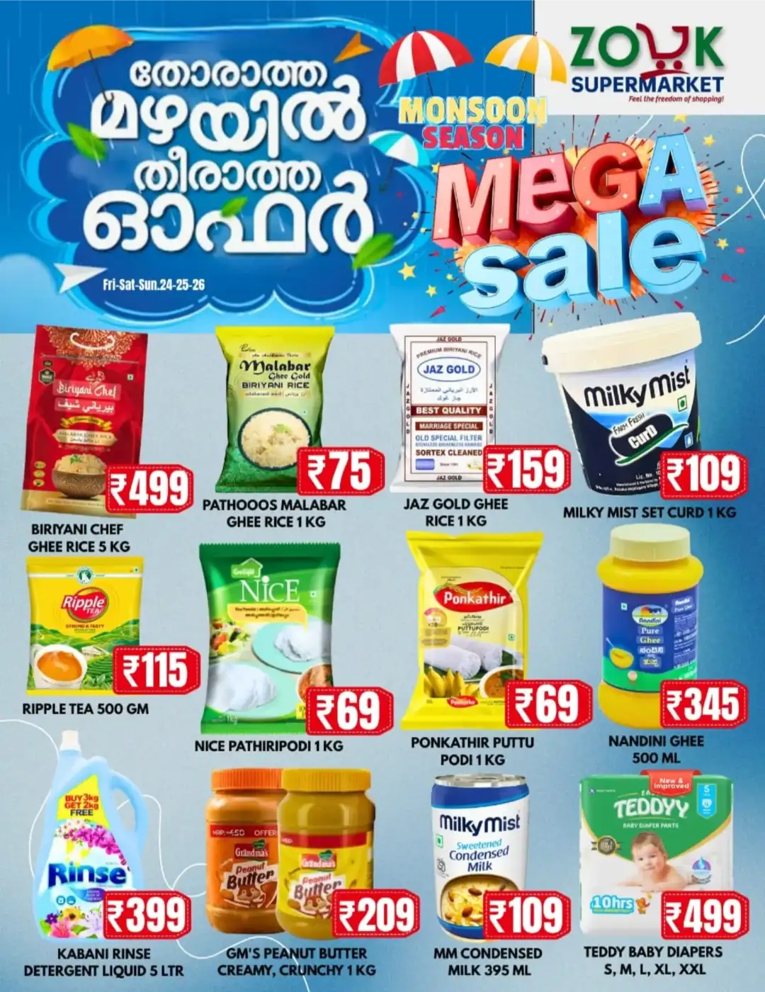 Zouk Supermarket Monsoon Mega Sale | Special Deals page 1