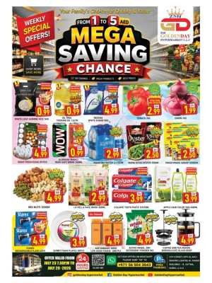 Golden Day Satwa Deals | Mega Saving Flyer flyer cover