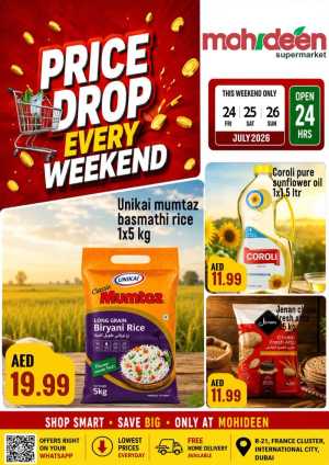 Mohideen Dubai Weekend Price Drop | Deals flyer cover