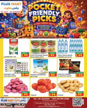 Plus Mart Sharjah Picks Offers | Latest Flyer flyer cover
