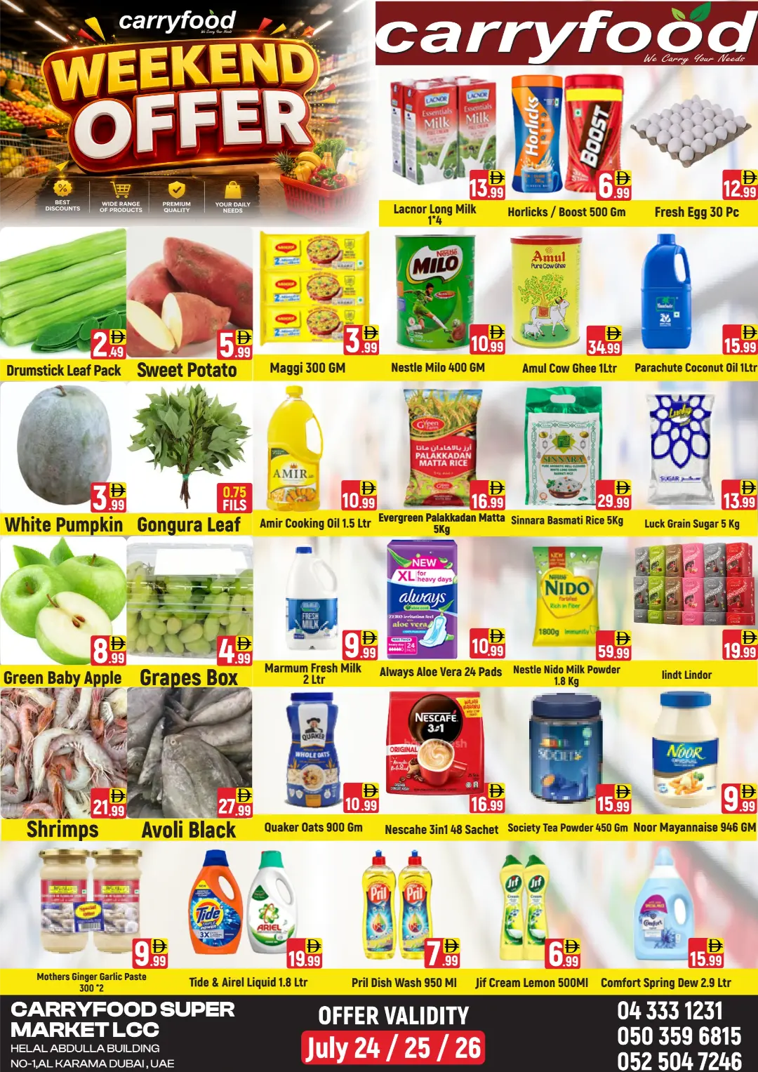 Carryfood Al Karama Weekend Offer | Latest Deals page 1