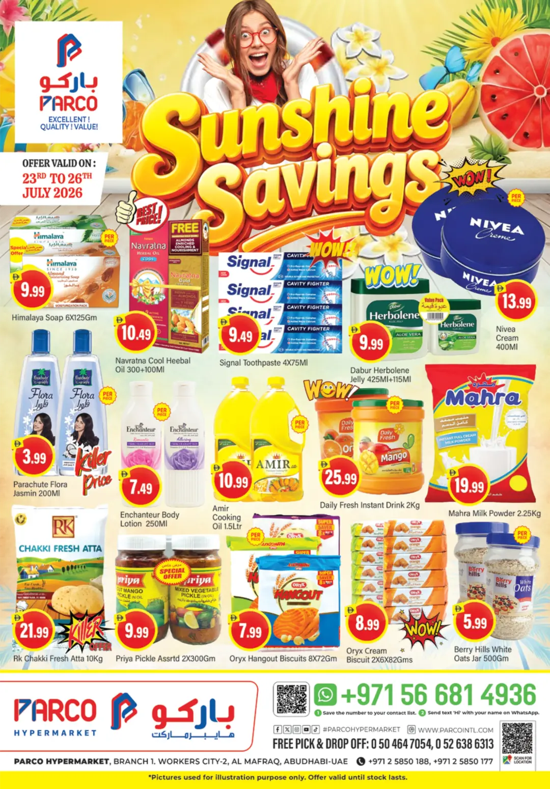 Parco Hypermarket Al Mafraq Sunshine Savings | Latest Deals page 1