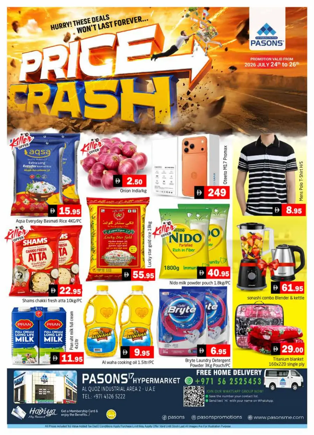 Pasons Al Quoz Price Crash | Latest Deals page 1