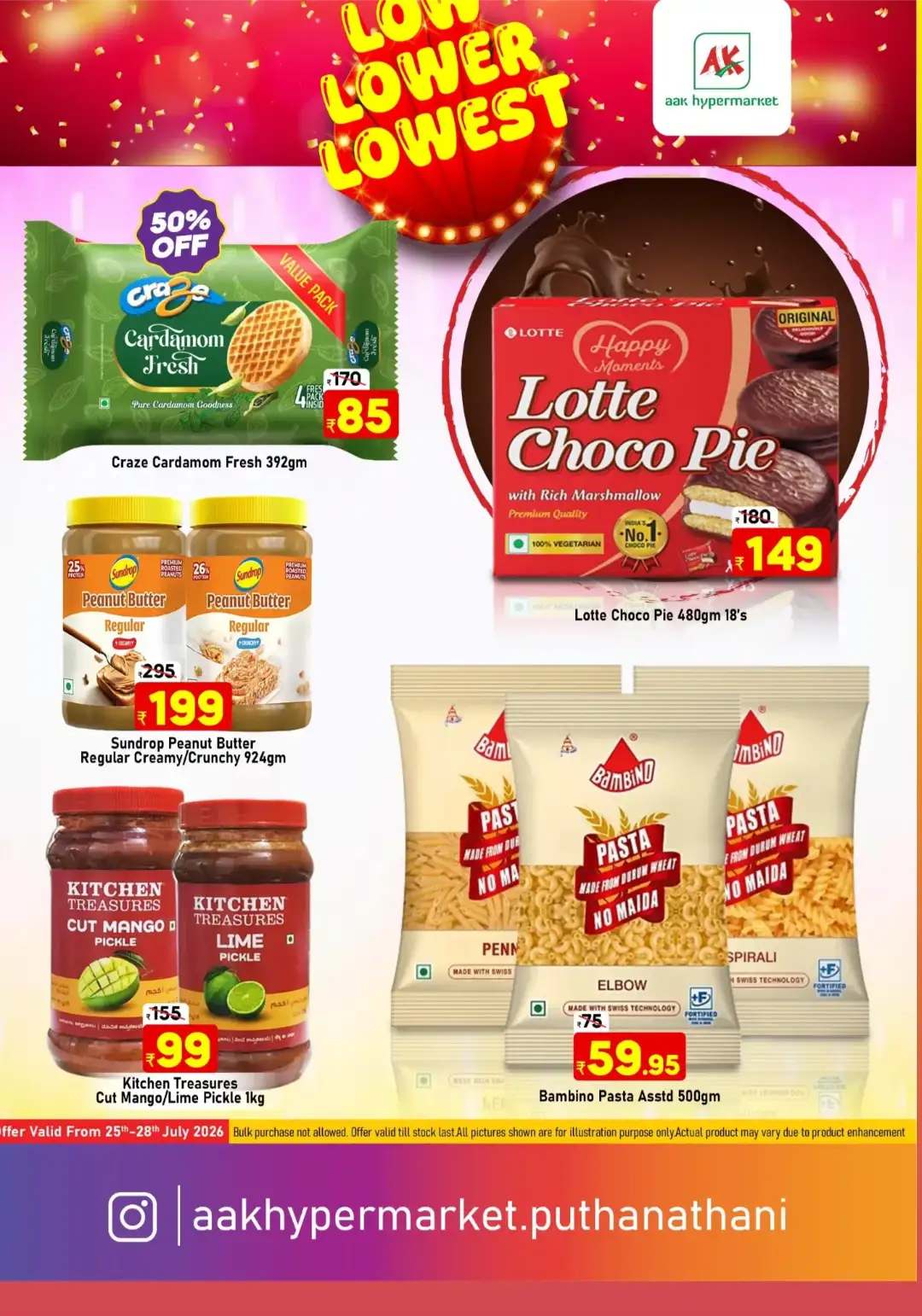 AAK Hypermarket Puthanathani Low Lower Lowest Offers page 2