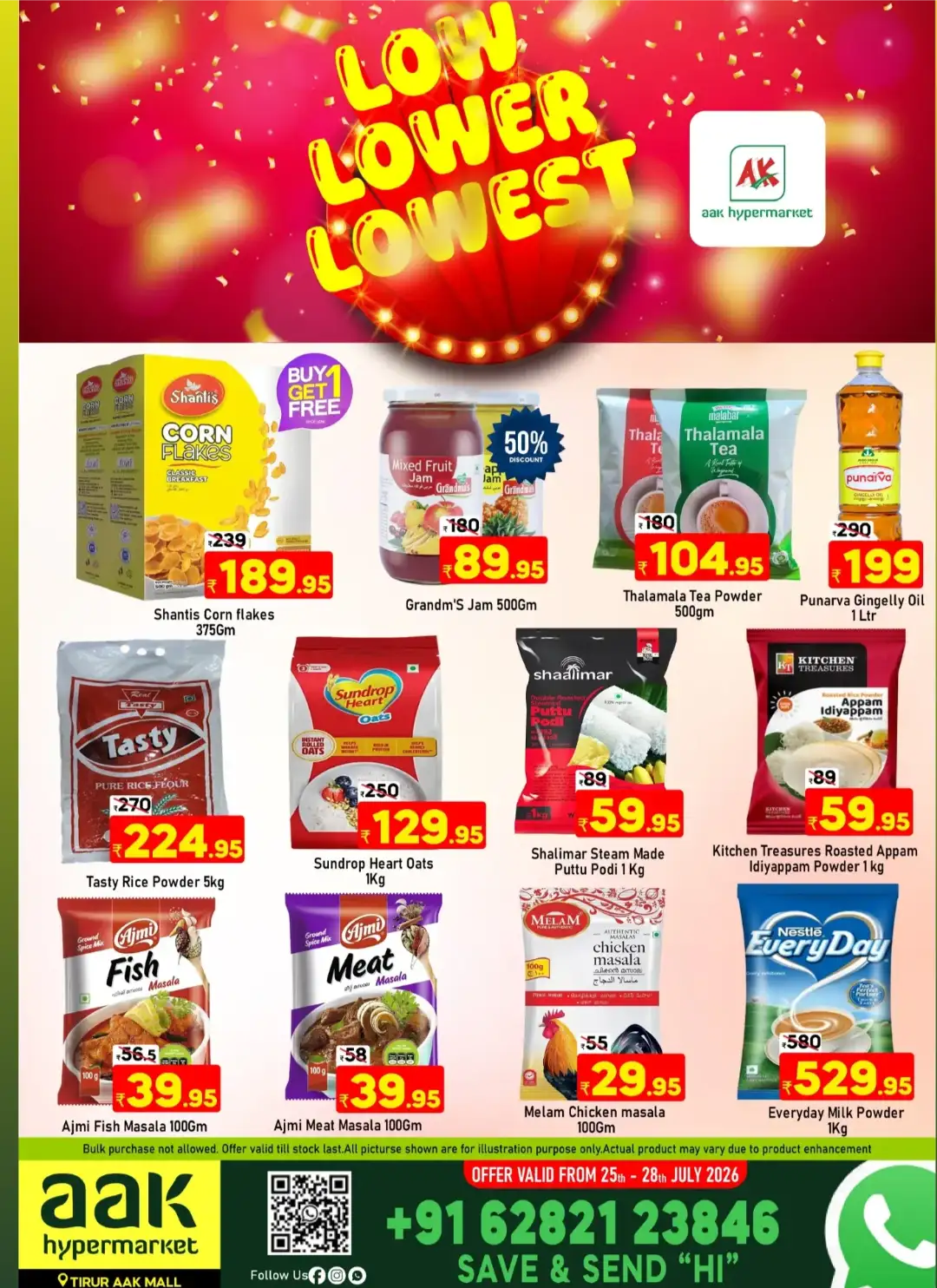 AAK Hypermarket Tirur Low Lower Lowest | Latest Deals page 1
