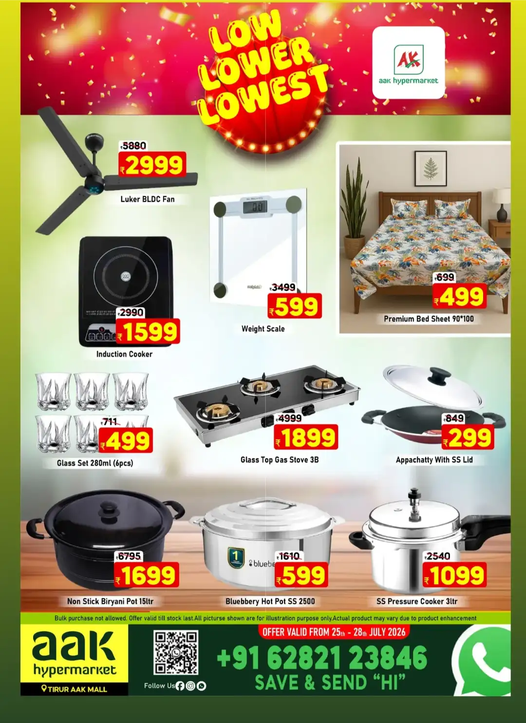 AAK Hypermarket Tirur Low Lower Lowest | Latest Deals page 9