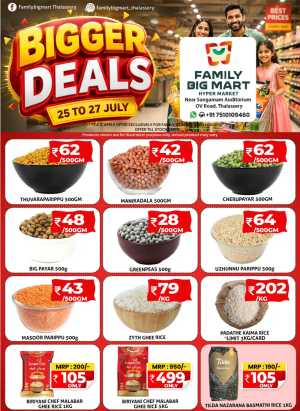 Family Big Mart Bigger Deals Offers flyer cover