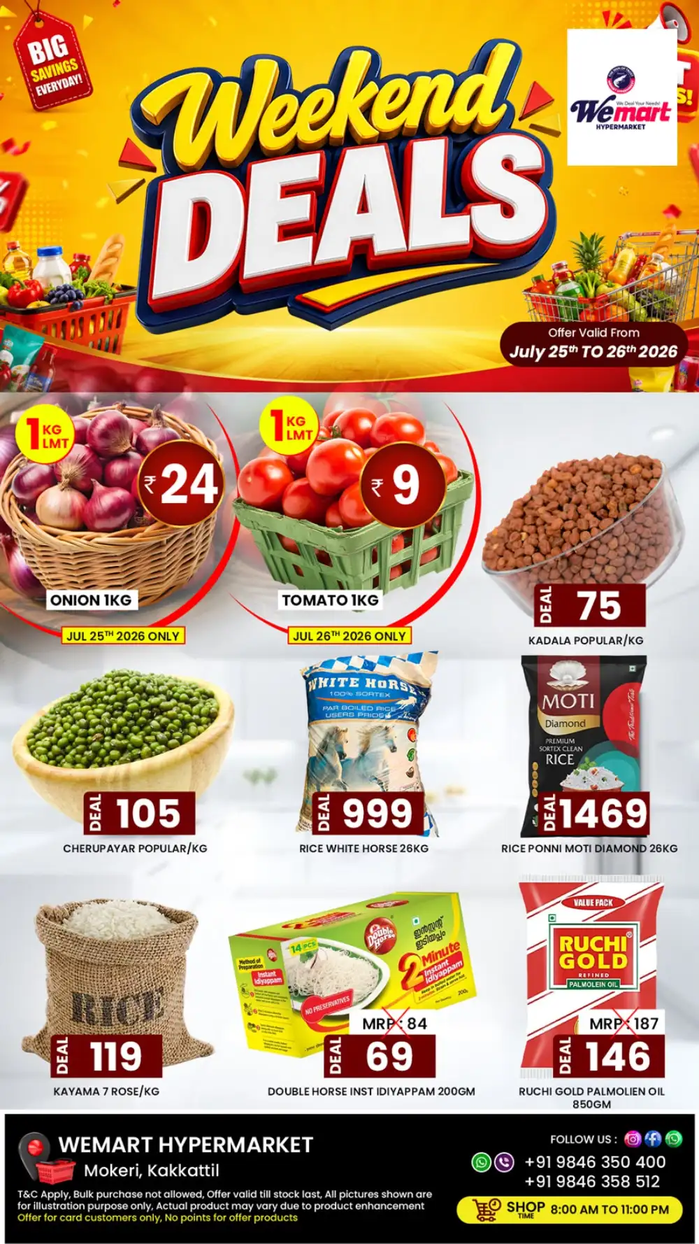 WeMart Weekend Deals Offers page 1