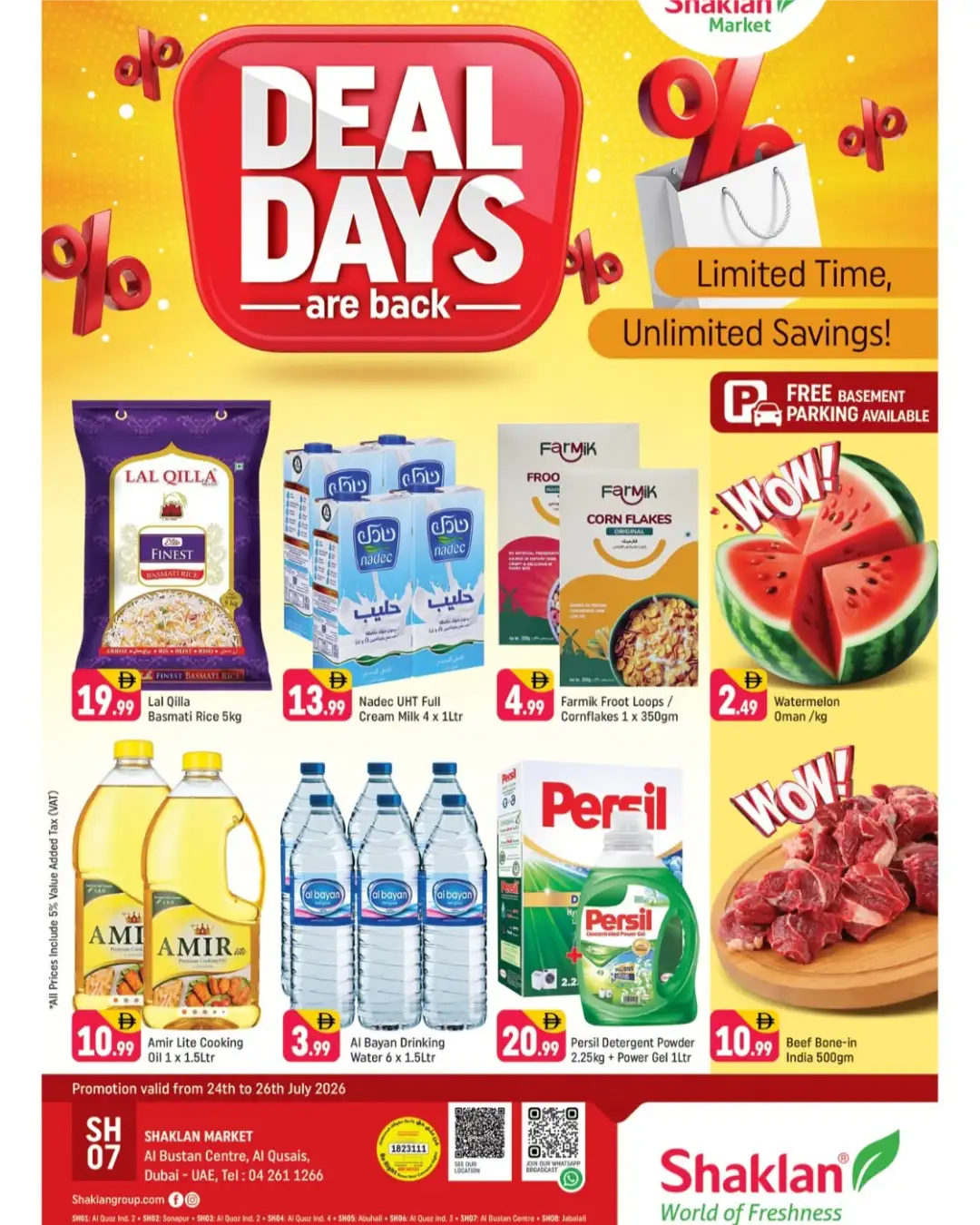 Shaklan Market Al Qusais Deal Days Offers | Latest Deals page 1