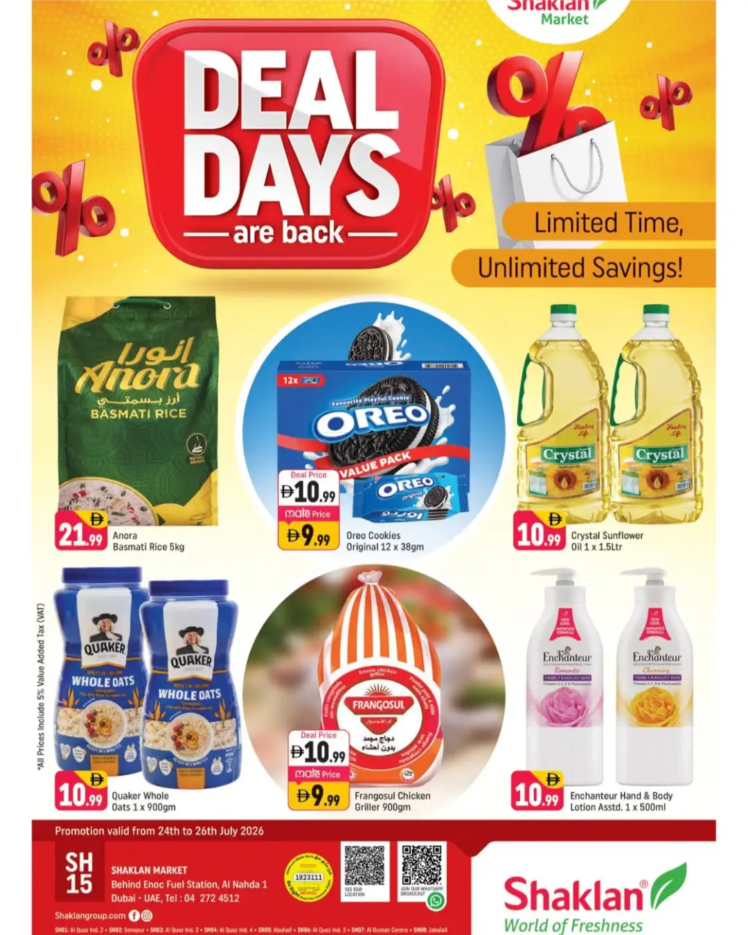 Shaklan Market Al Nahda Deal Days Offers | Latest Deals page 1