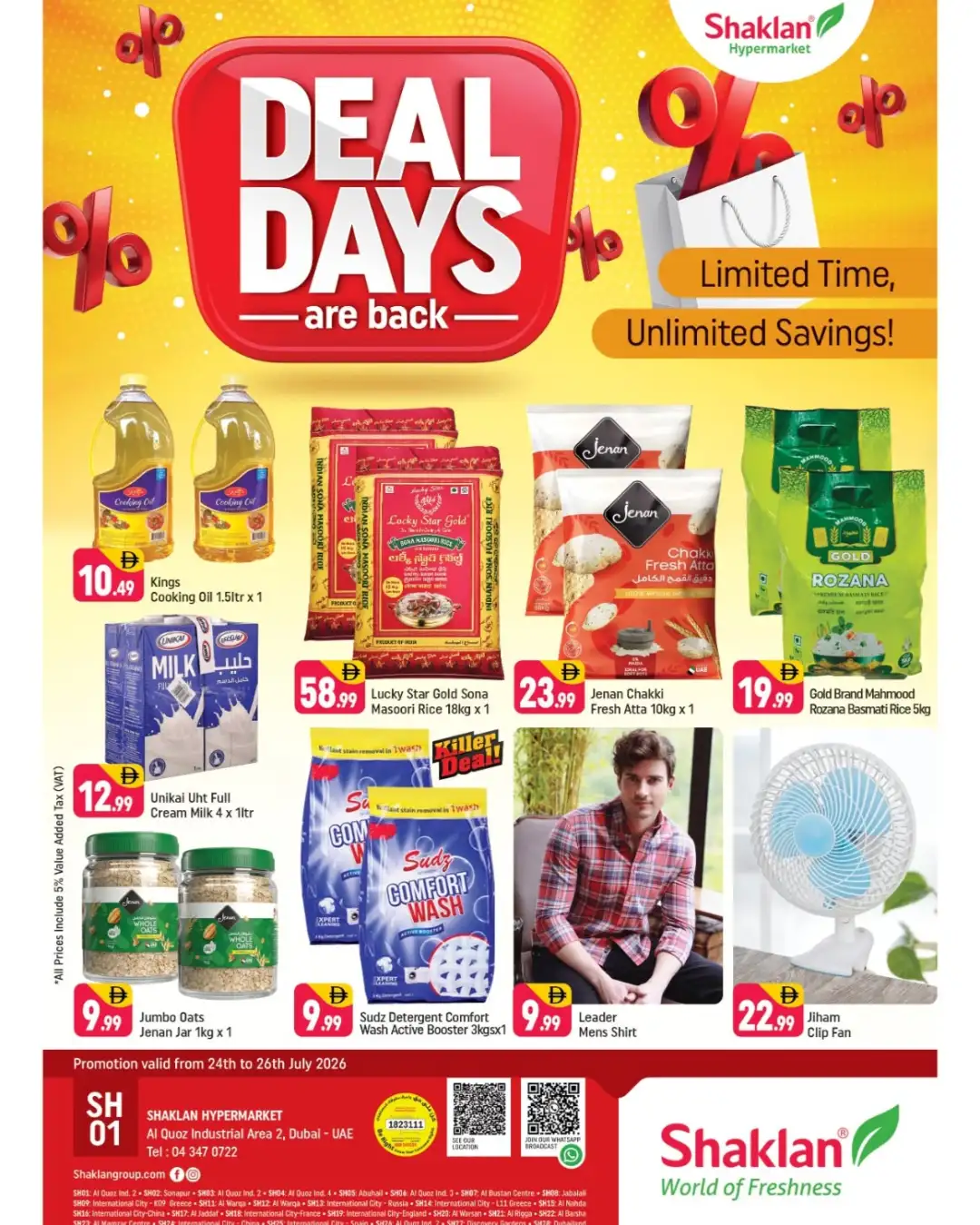 Shaklan Hypermarket Al Quoz Deal Days | Latest Deals page 1