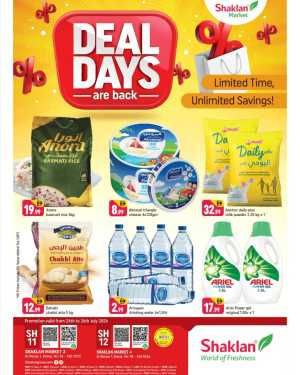 Shaklan Market Al Warqa Deal Days Offers | Latest Deals flyer cover
