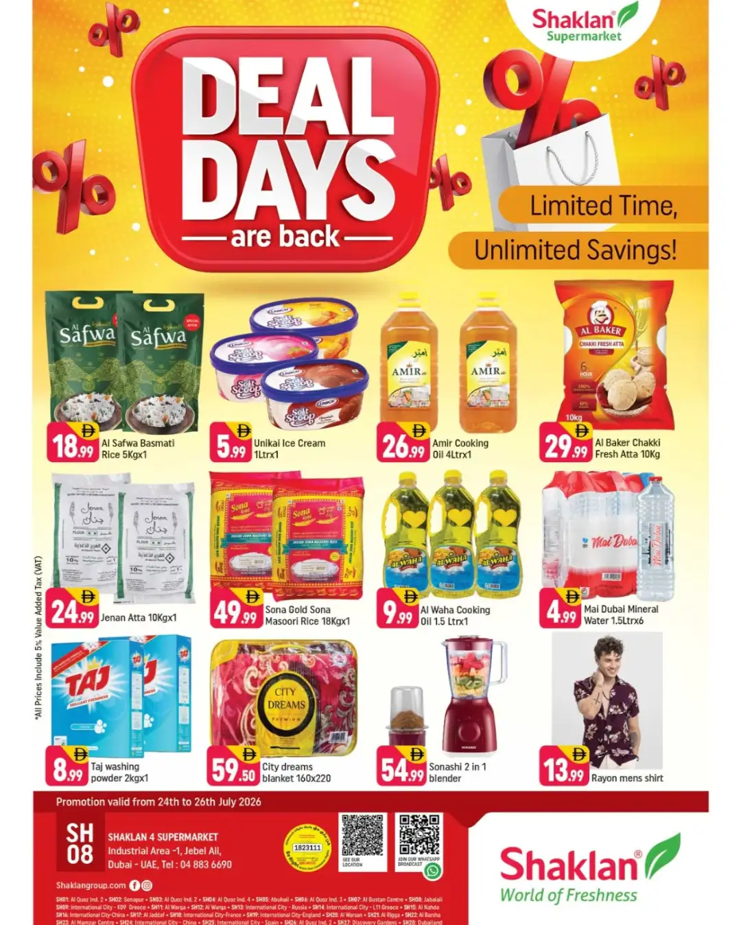 Shaklan Supermarket Jebel Ali Deal Days | Latest Deals page 1