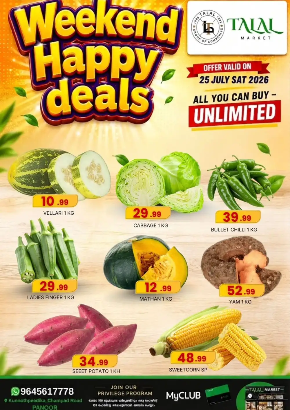 Talal Market Weekend Happy Deals Offers page 10