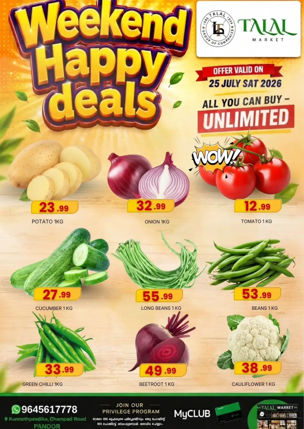 Talal Market Weekend Happy Deals Offers page 9