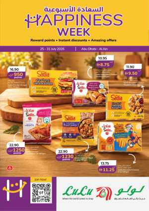 LuLu Abu Dhabi Happiness Week Offers | Latest Deals flyer cover