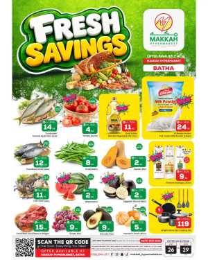 Makkah Hypermarket Batha Fresh Savings | Latest Deals flyer cover
