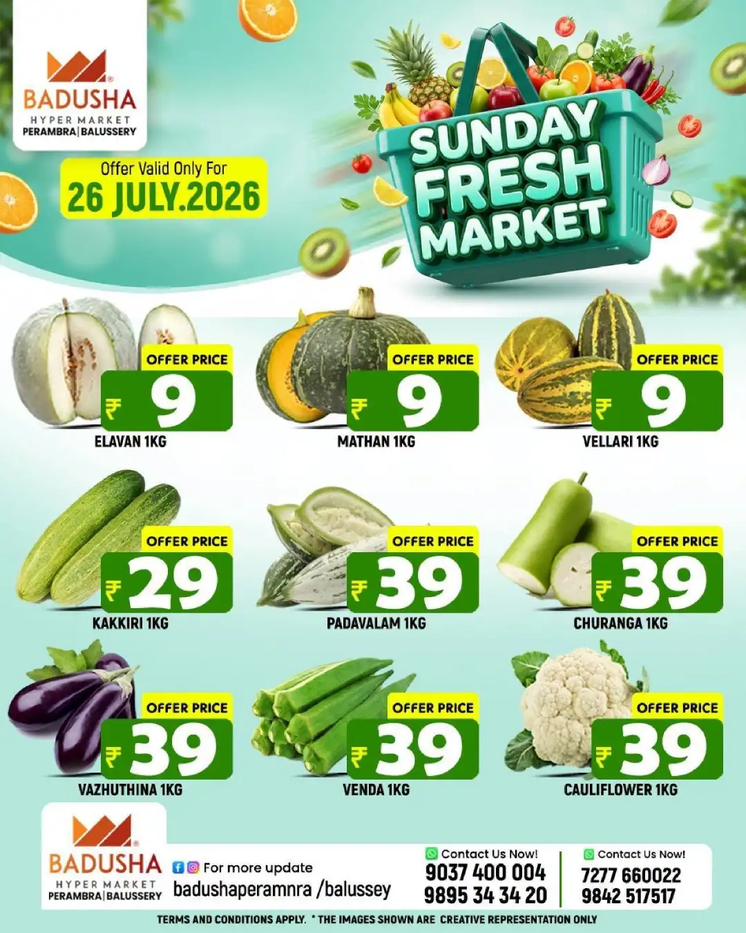 Badusha Hypermarket Balussery Offers | Sunday Fresh Market page 2