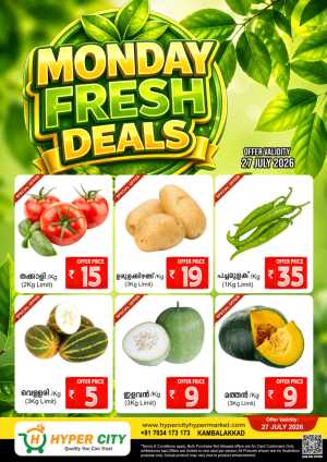 Monday fresh deals flyer cover