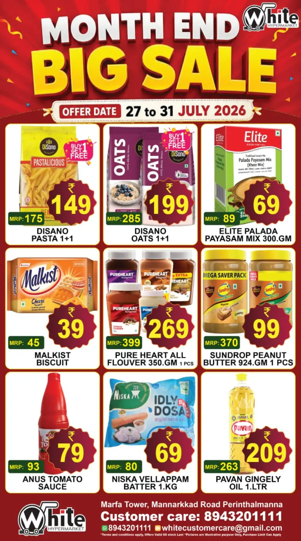 White Hypermarket Month End Big Sale page 9