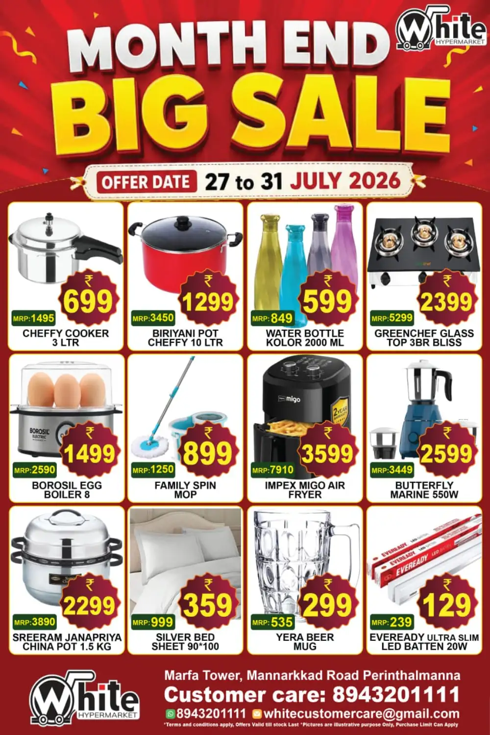 White Hypermarket Month End Big Sale page 3