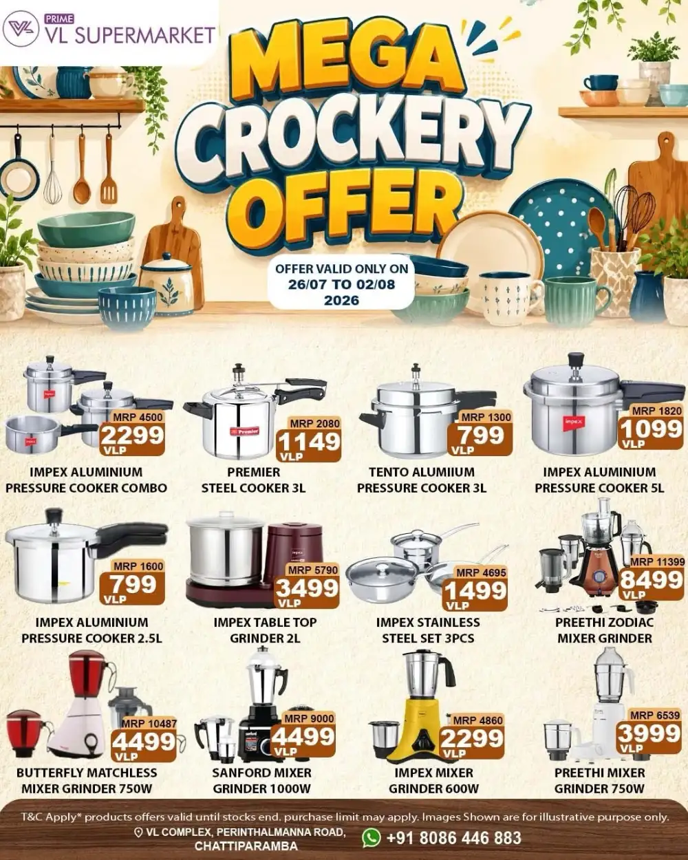 Prime VL Supermarket Mega Crockery Offer page 1