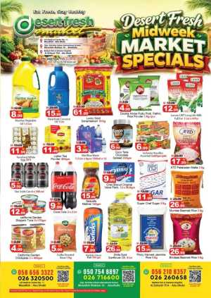 Desert Fresh Market Abu Dhabi Offers | Midweek Specials flyer cover