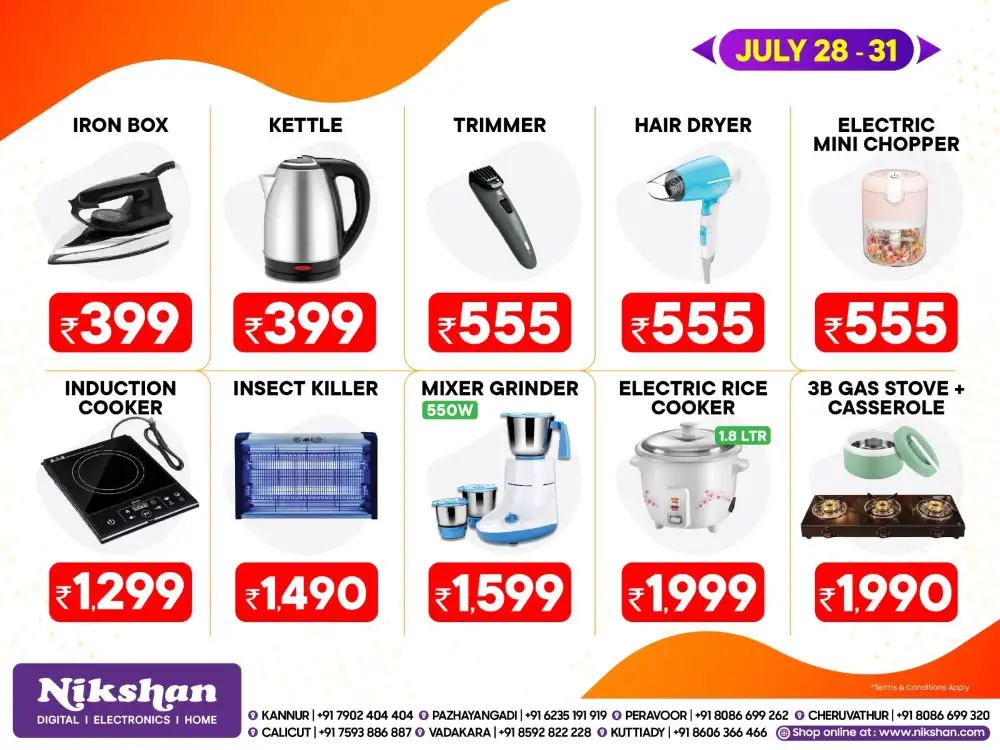 Nikshan 100 Hour Sale Offers Today | Electronics Deals page 7