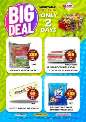2 Days big deal flyer cover