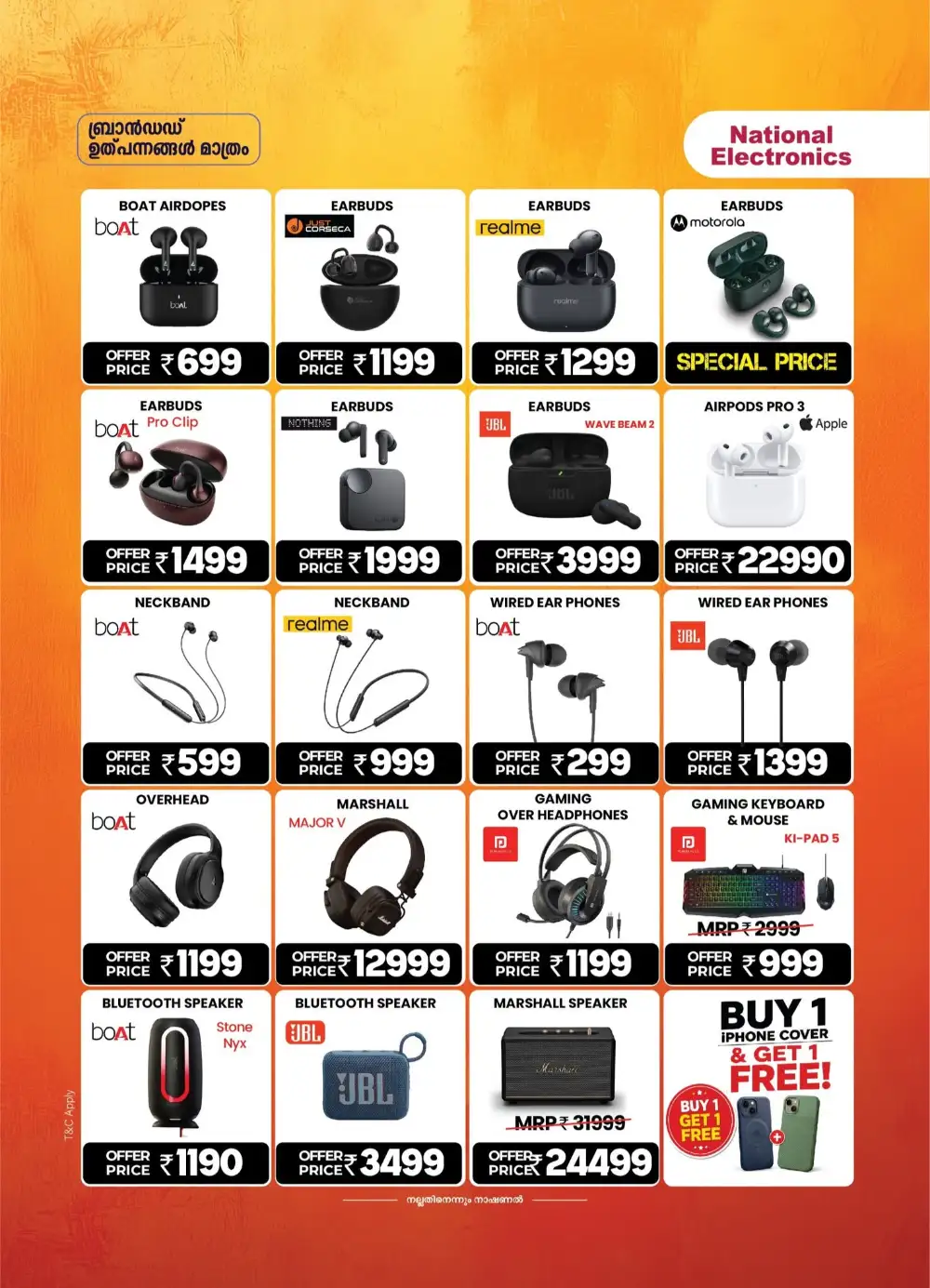 National Electronics Taliparamba Offers | Onam Sale page 9