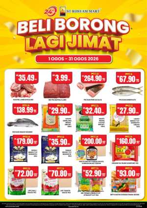 ST Rosyam Mart Beli Borong Lagi Jimat Offers | Latest Deals flyer cover