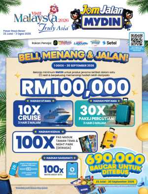Mydin Malaysia Jom Jalan Offers | Latest Catalogue flyer cover